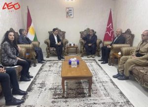 وەفدێکی دەمپارتی سەردانی کۆمەڵەی زەحمەتکێشانی کوردستانی کرد