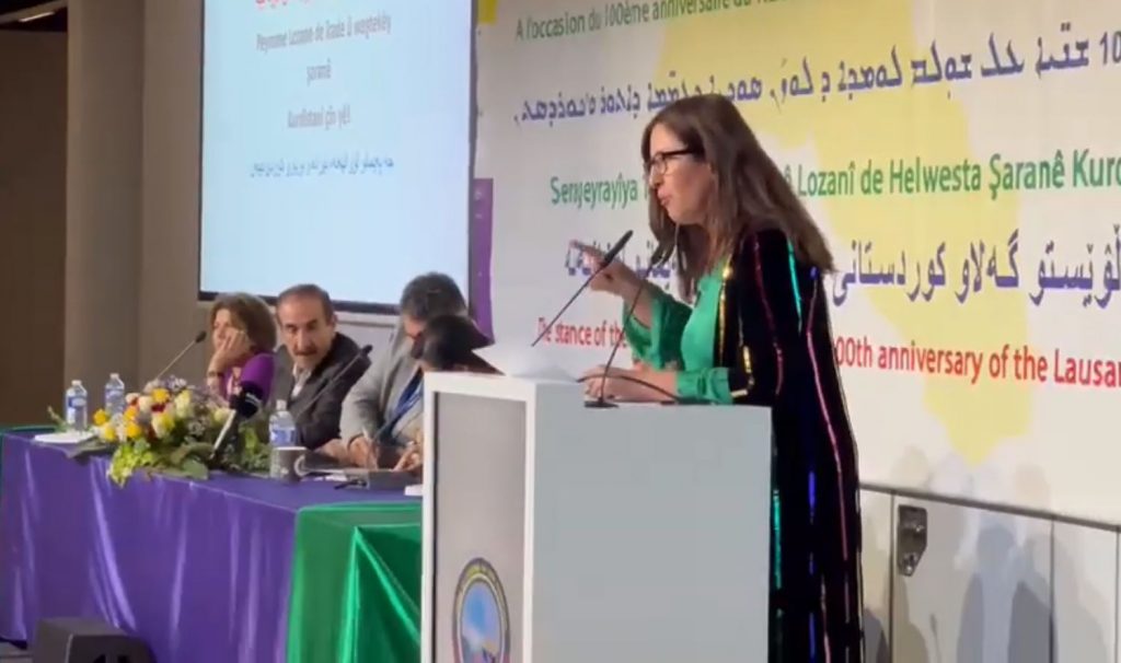 فەریبا محەمەدی یادی سەد ساڵەی لۆزان